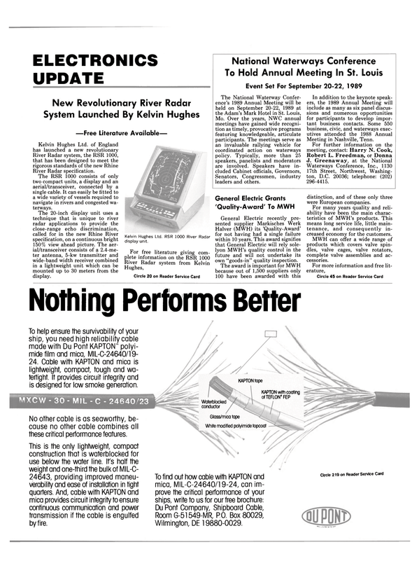 Maritime Reporter Magazine, page 11,  Jul 1989