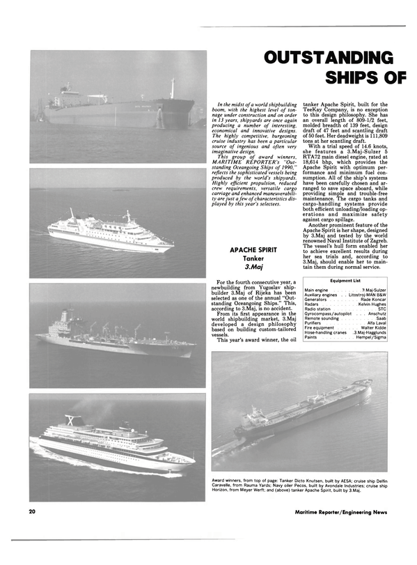 Maritime Reporter Magazine, page 18,  Dec 1990