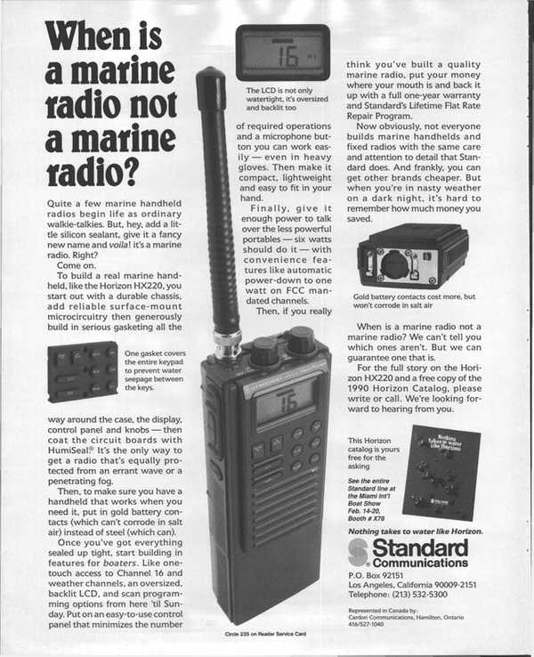 Maritime Reporter Magazine, page 14,  Jan 1991