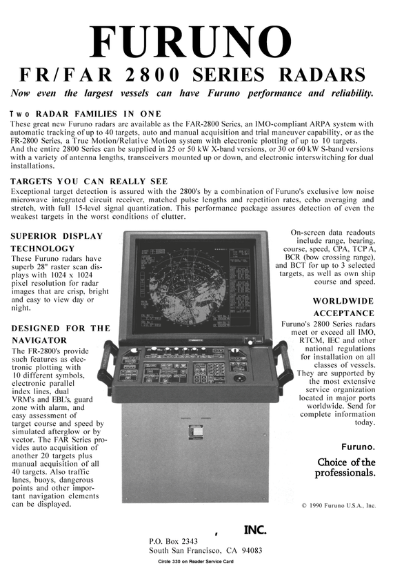 Maritime Reporter Magazine, page 17,  Jan 1991