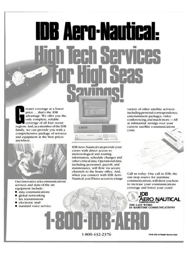 Maritime Reporter Magazine, page 37,  Feb 1991