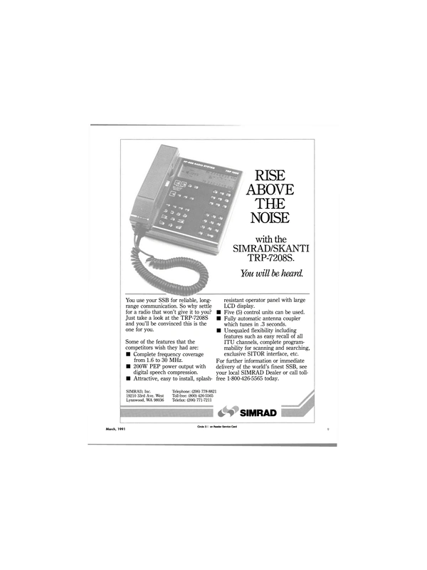 Maritime Reporter Magazine, page 8,  Mar 1991