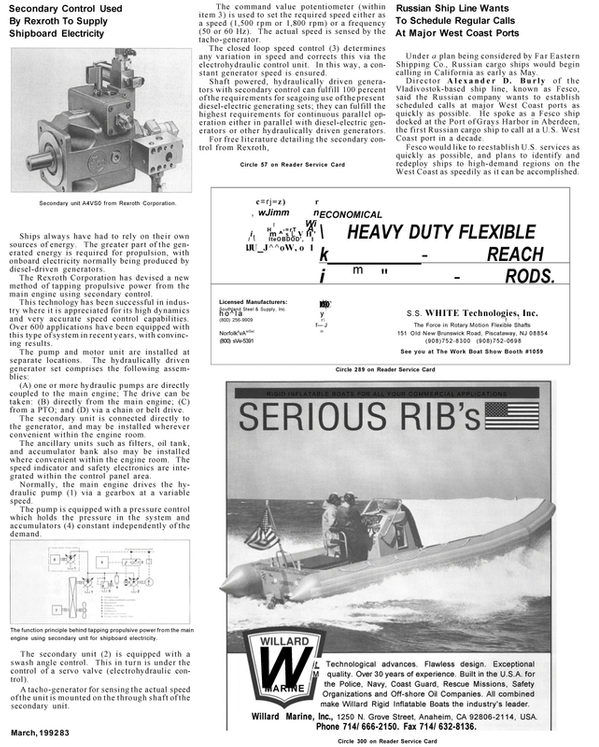 Maritime Reporter Magazine, page 41,  Mar 1992