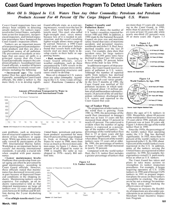 Maritime Reporter Magazine, page 53,  Mar 1992