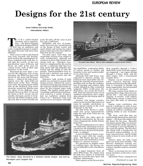 Maritime Reporter Magazine, page 18,  Sep 1994