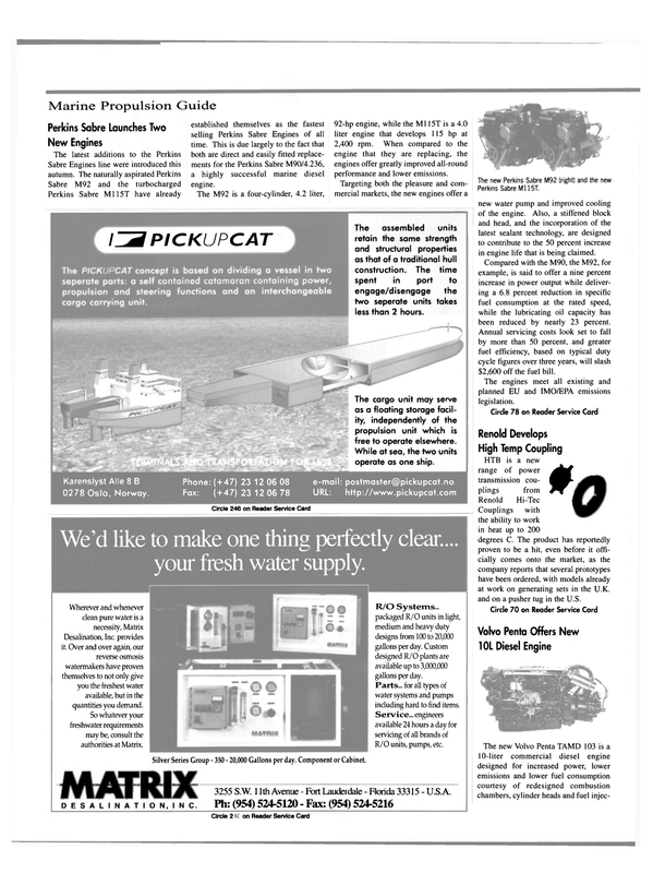 Maritime Reporter Magazine, page 18,  Jan 2000