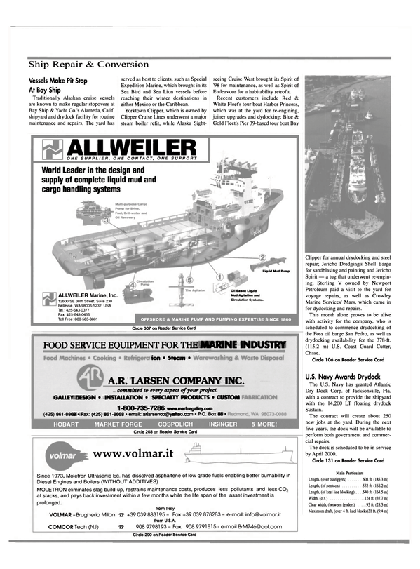 Maritime Reporter Magazine, page 30,  Mar 2000