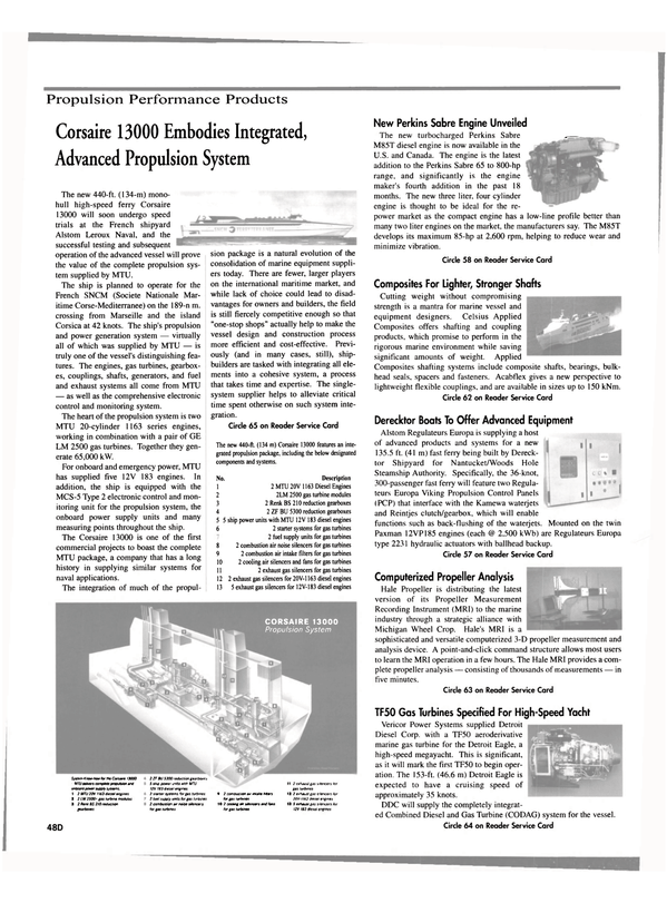 Maritime Reporter Magazine, page 52,  Apr 2000