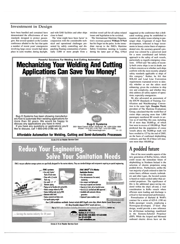 Maritime Reporter Magazine, page 10,  Jul 2000