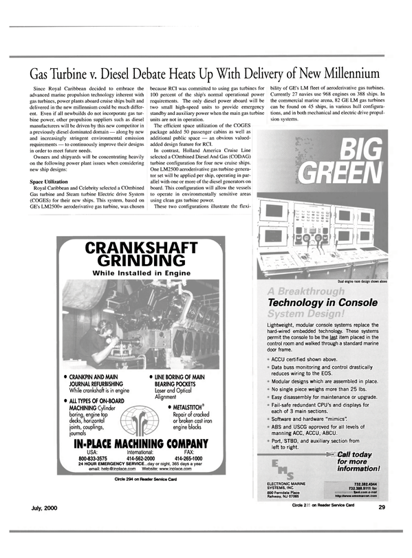 Maritime Reporter Magazine, page 29,  Jul 2000