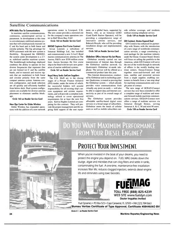 Maritime Reporter Magazine, page 34,  Jul 2000