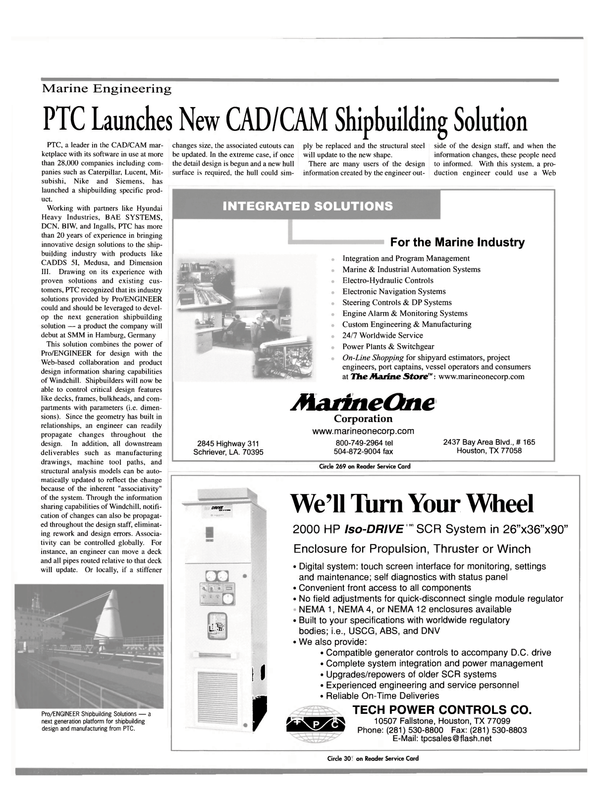 Maritime Reporter Magazine, page 25,  Sep 2000