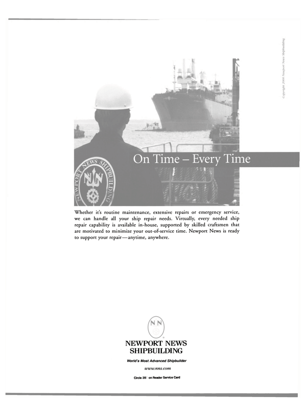 Maritime Reporter Magazine, page 47,  Oct 2000