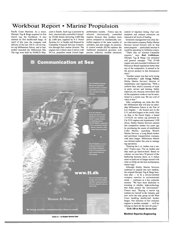Maritime Reporter Magazine, page 34,  Nov 2000