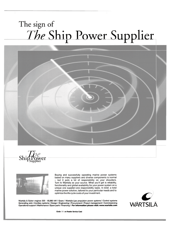 Maritime Reporter Magazine, page 49,  Feb 2001