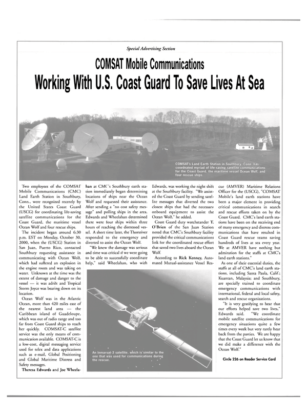 Maritime Reporter Magazine, page 18,  Apr 2001