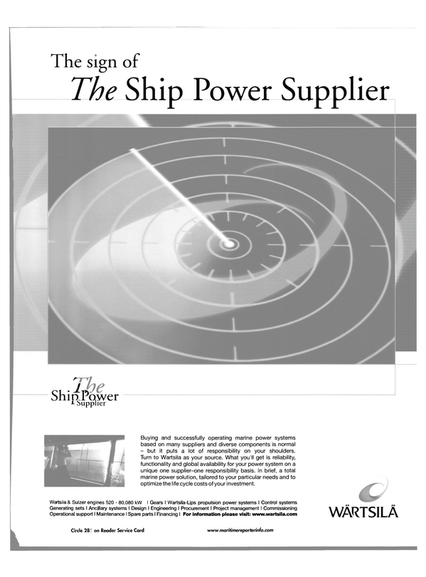 Maritime Reporter Magazine, page 51,  Jul 2001