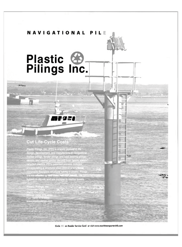 Maritime Reporter Magazine, page 64,  Oct 2001