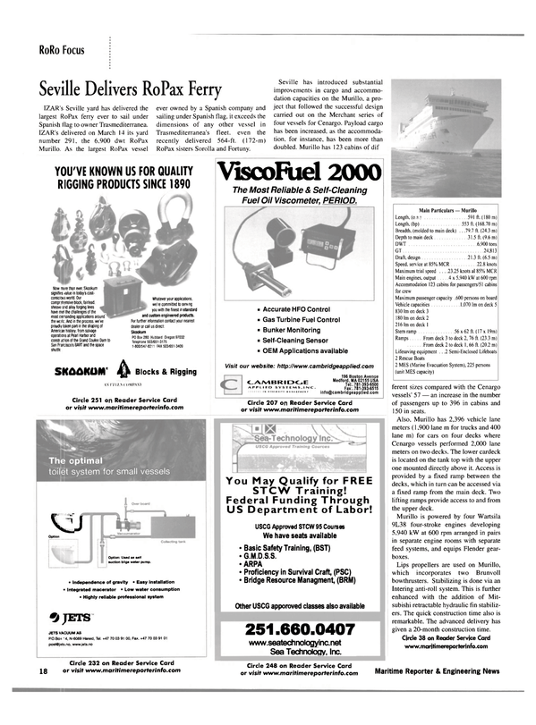 Maritime Reporter Magazine, page 18,  May 2002