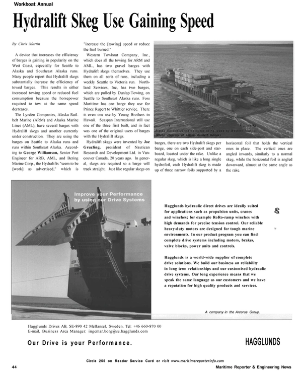 Maritime Reporter Magazine, page 44,  Nov 2002