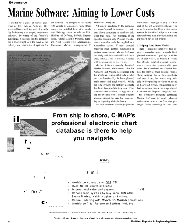 Maritime Reporter Magazine, page 60,  Nov 2002