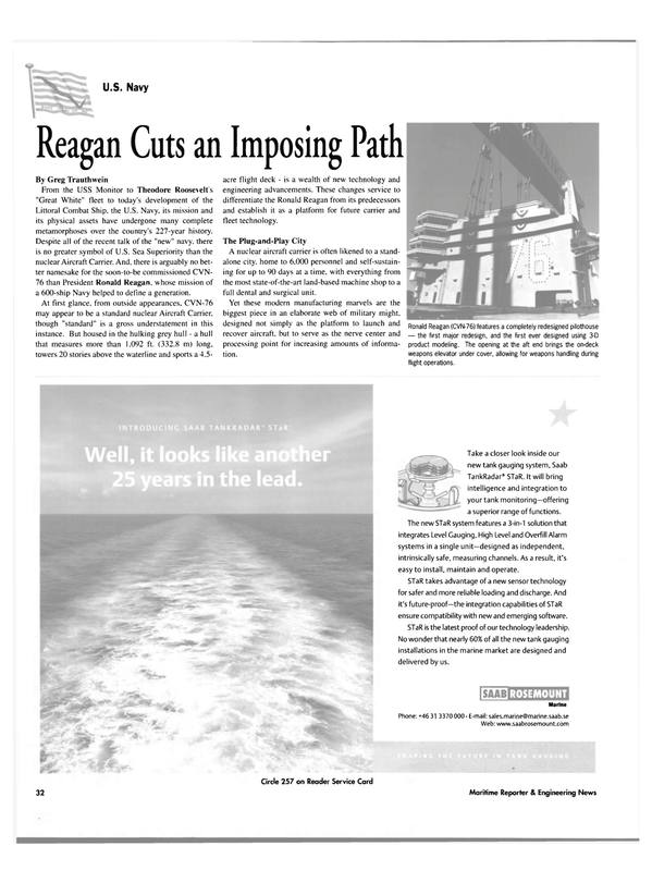 Maritime Reporter Magazine, page 32,  Mar 2003