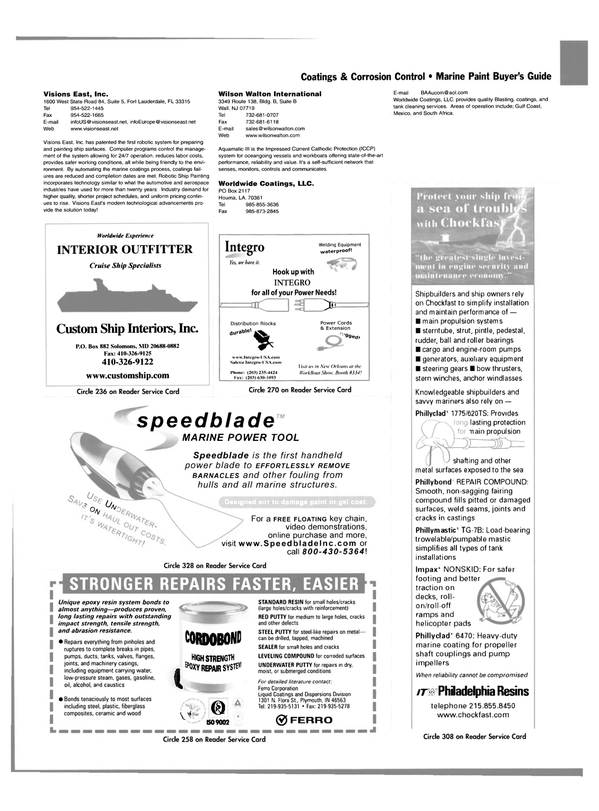 Maritime Reporter Magazine, page 80,  Nov 2003