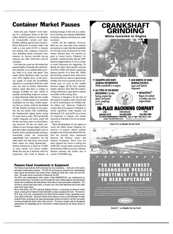 Maritime Reporter Magazine, page 17,  Dec 2003