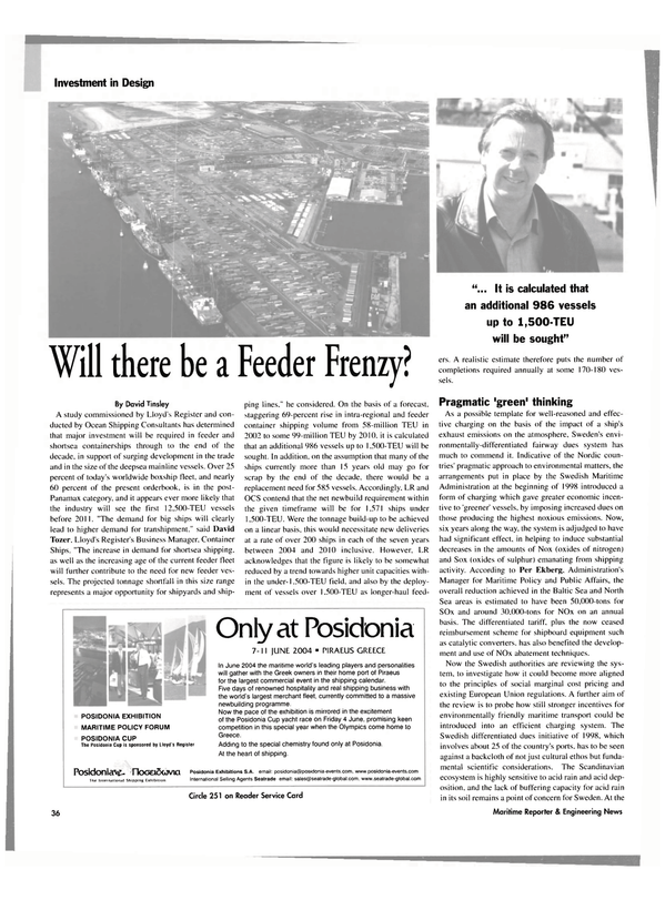 Maritime Reporter Magazine, page 36,  Jan 2004