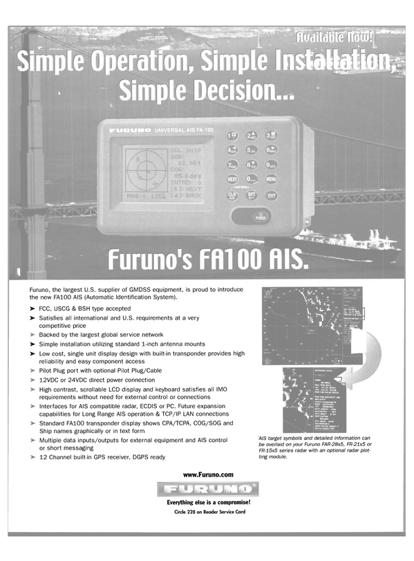 Maritime Reporter Magazine, page 10,  Feb 2004