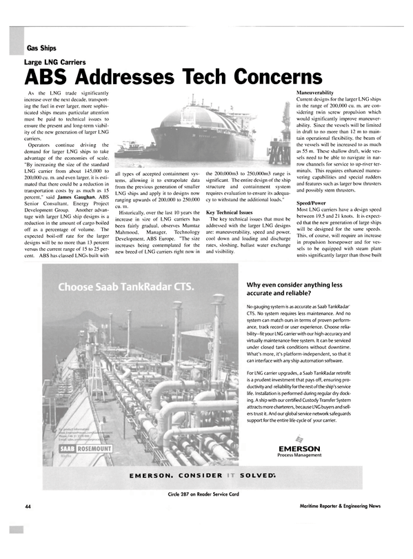 Maritime Reporter Magazine, page 46,  Apr 2004