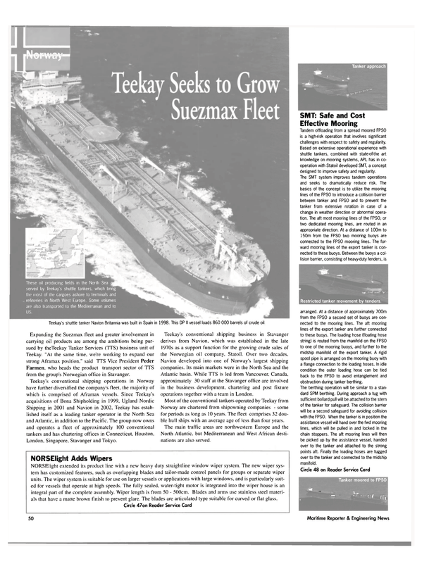 Maritime Reporter Magazine, page 54,  Apr 2004