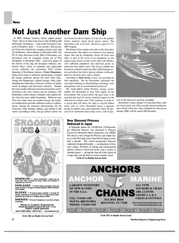 Maritime Reporter Magazine, page 14,  May 2004