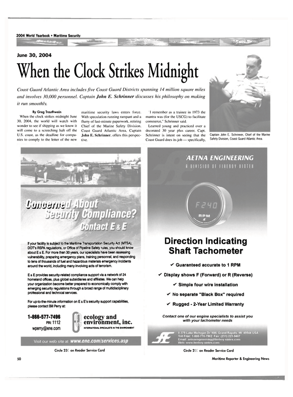Maritime Reporter Magazine, page 50,  Jun 2004