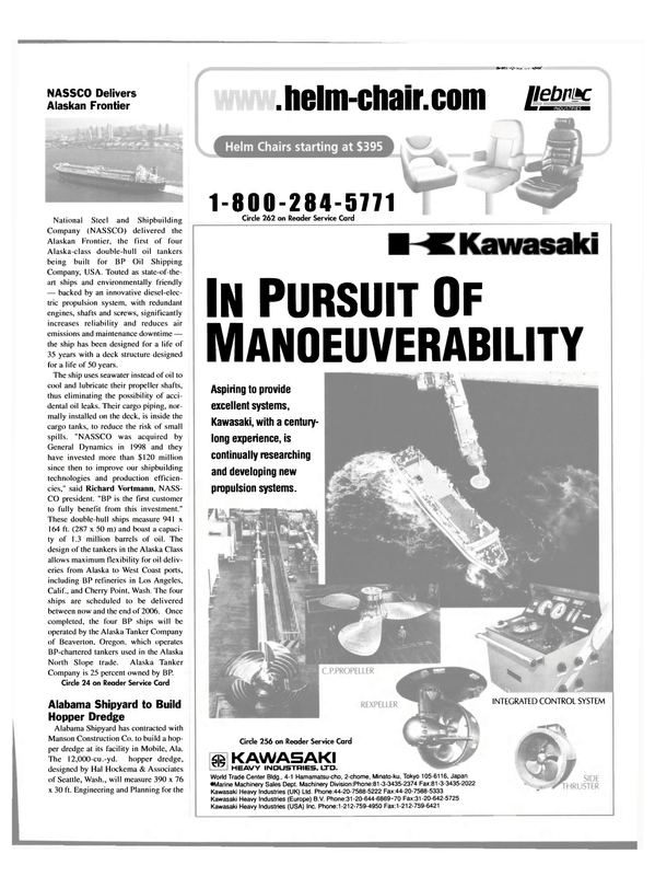 Maritime Reporter Magazine, page 18,  Sep 2004