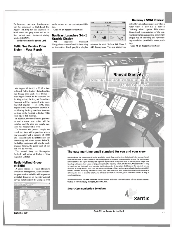 Maritime Reporter Magazine, page 44,  Sep 2004