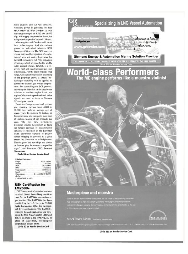 Maritime Reporter Magazine, page 56,  Sep 2004