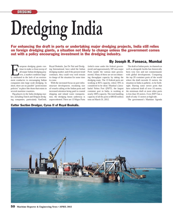 Maritime Reporter Magazine, page 50,  Apr 2013