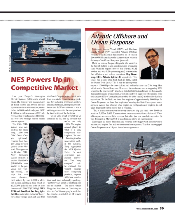 Maritime Reporter Magazine, page 39,  May 2013