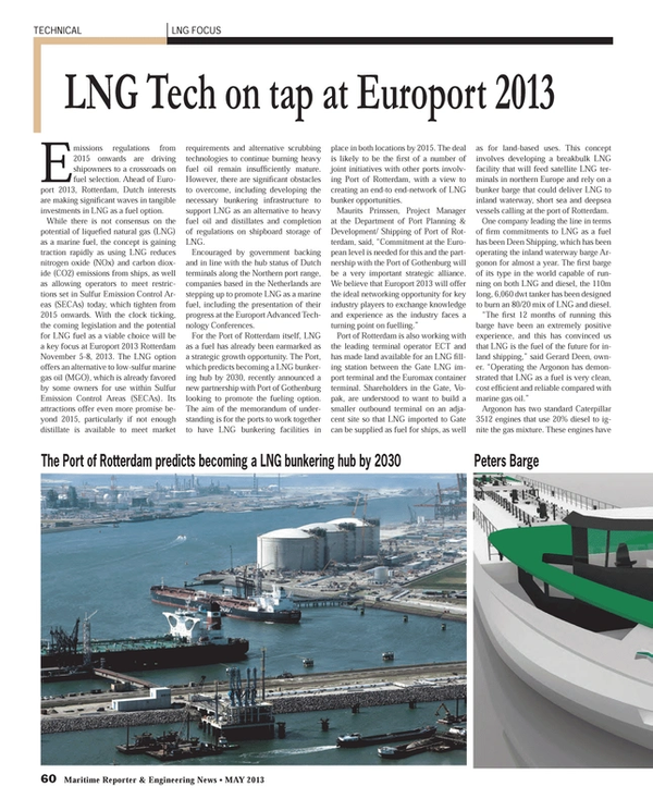 Maritime Reporter Magazine, page 60,  May 2013