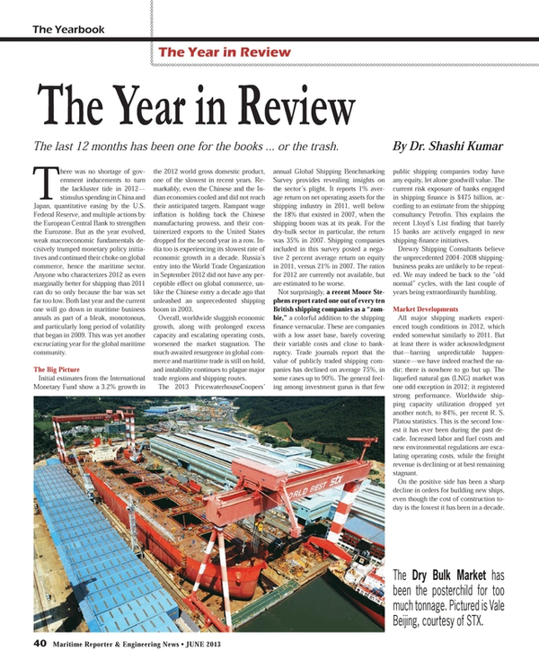 Maritime Reporter Magazine, page 40,  Jun 2013