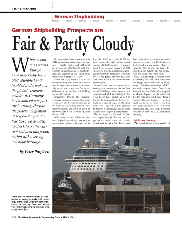 Maritime Reporter Magazine, page 58,  Jun 2013
