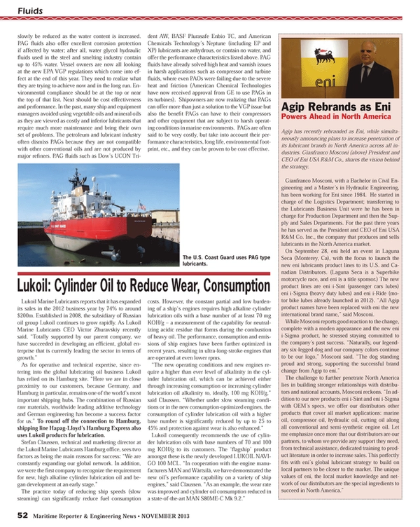 Maritime Reporter Magazine, page 52,  Nov 2013