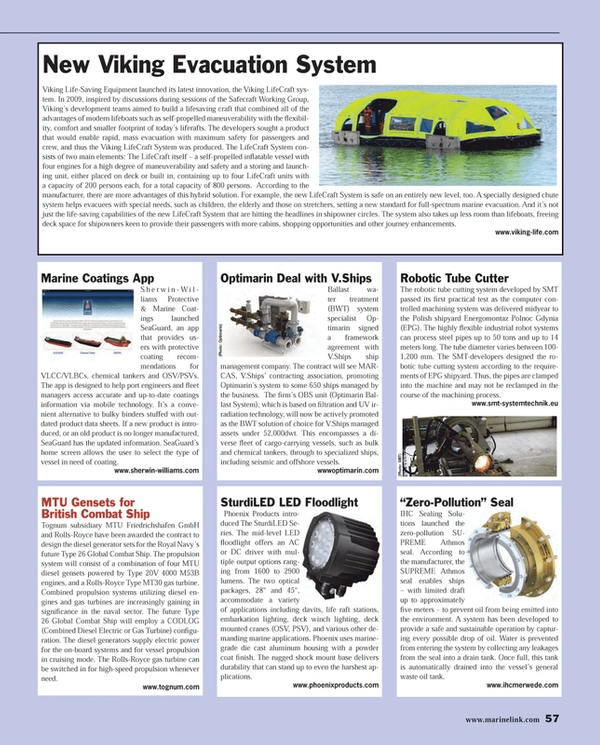 Maritime Reporter Magazine, page 57,  Dec 2013