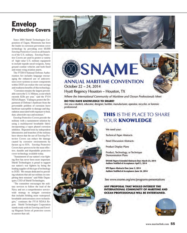 Maritime Reporter Magazine, page 55,  Feb 2014