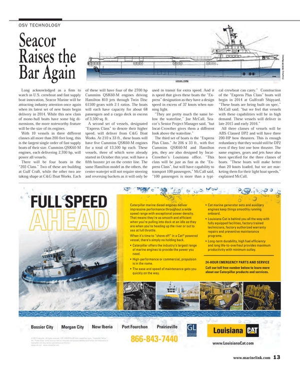 Maritime Reporter Magazine, page 13,  Apr 2014