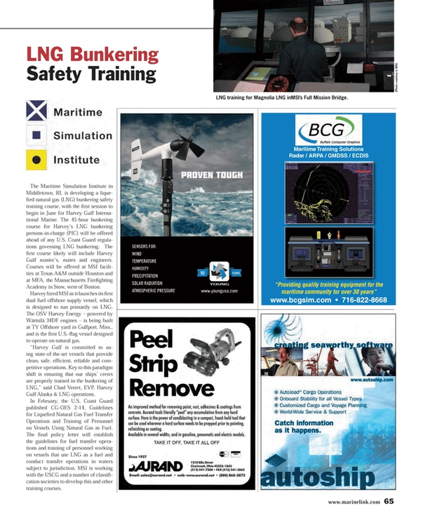 Maritime Reporter Magazine, page 65,  Jun 2014