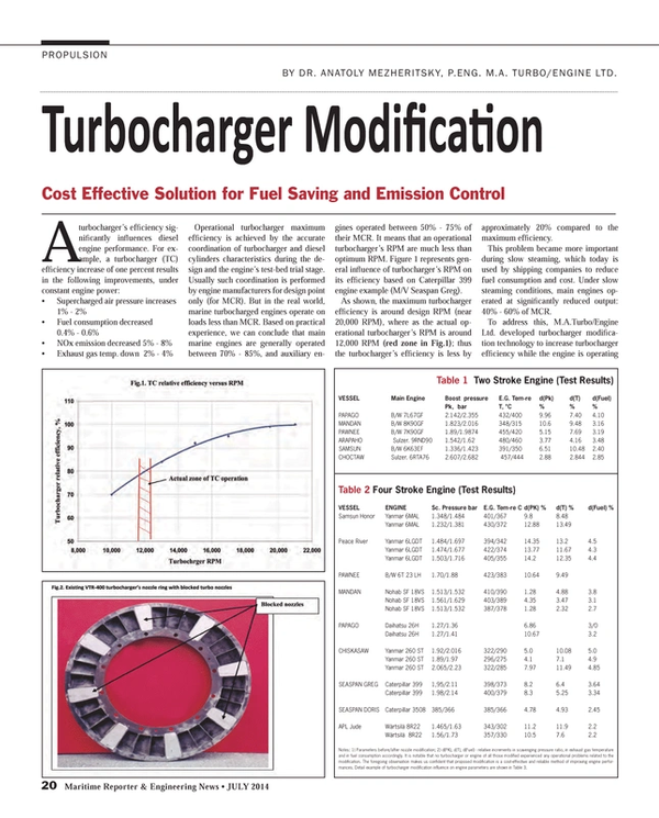 Maritime Reporter Magazine, page 20,  Jul 2014