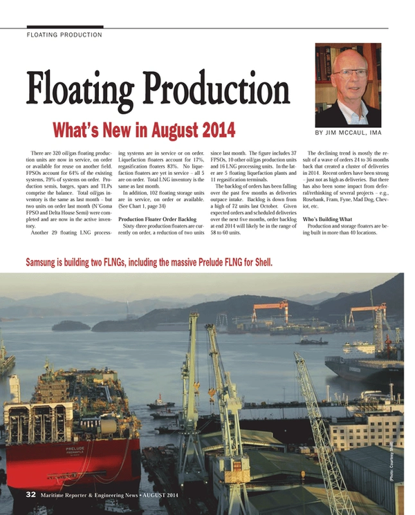 Maritime Reporter Magazine, page 32,  Aug 2014