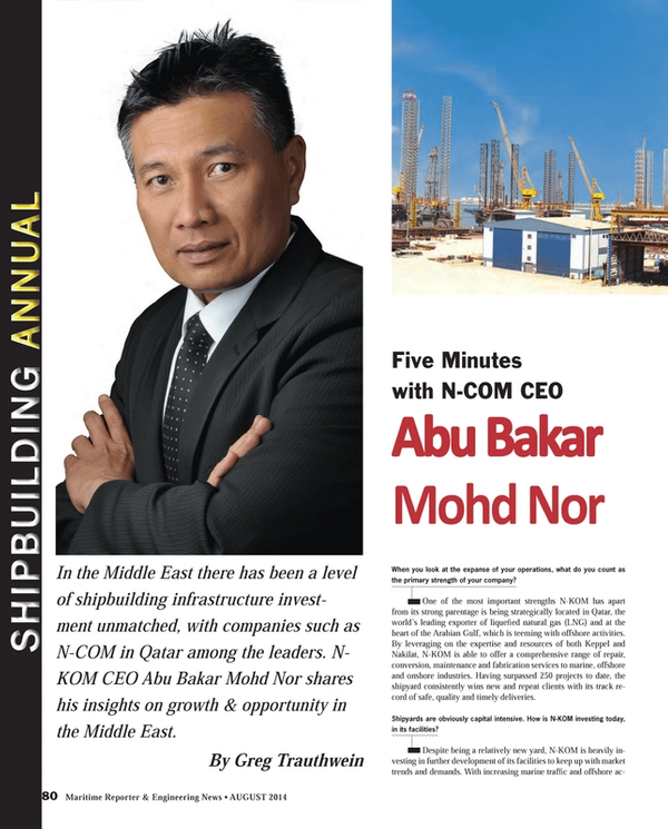 Maritime Reporter Magazine, page 80,  Aug 2014